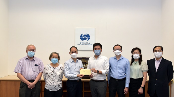 Mr Kong Wai (middle) was promoted to Senior Scientific Officer