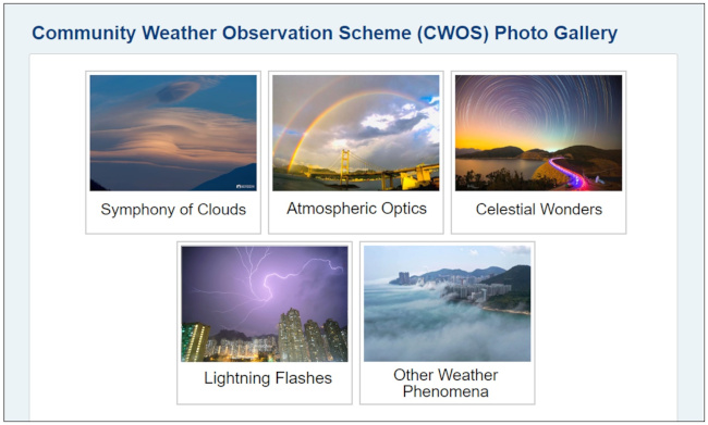 Community Weather Observation Scheme Photo Gallery