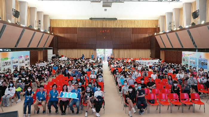 Participants of the “Strive and Rise Programme” attending a talk on climate change