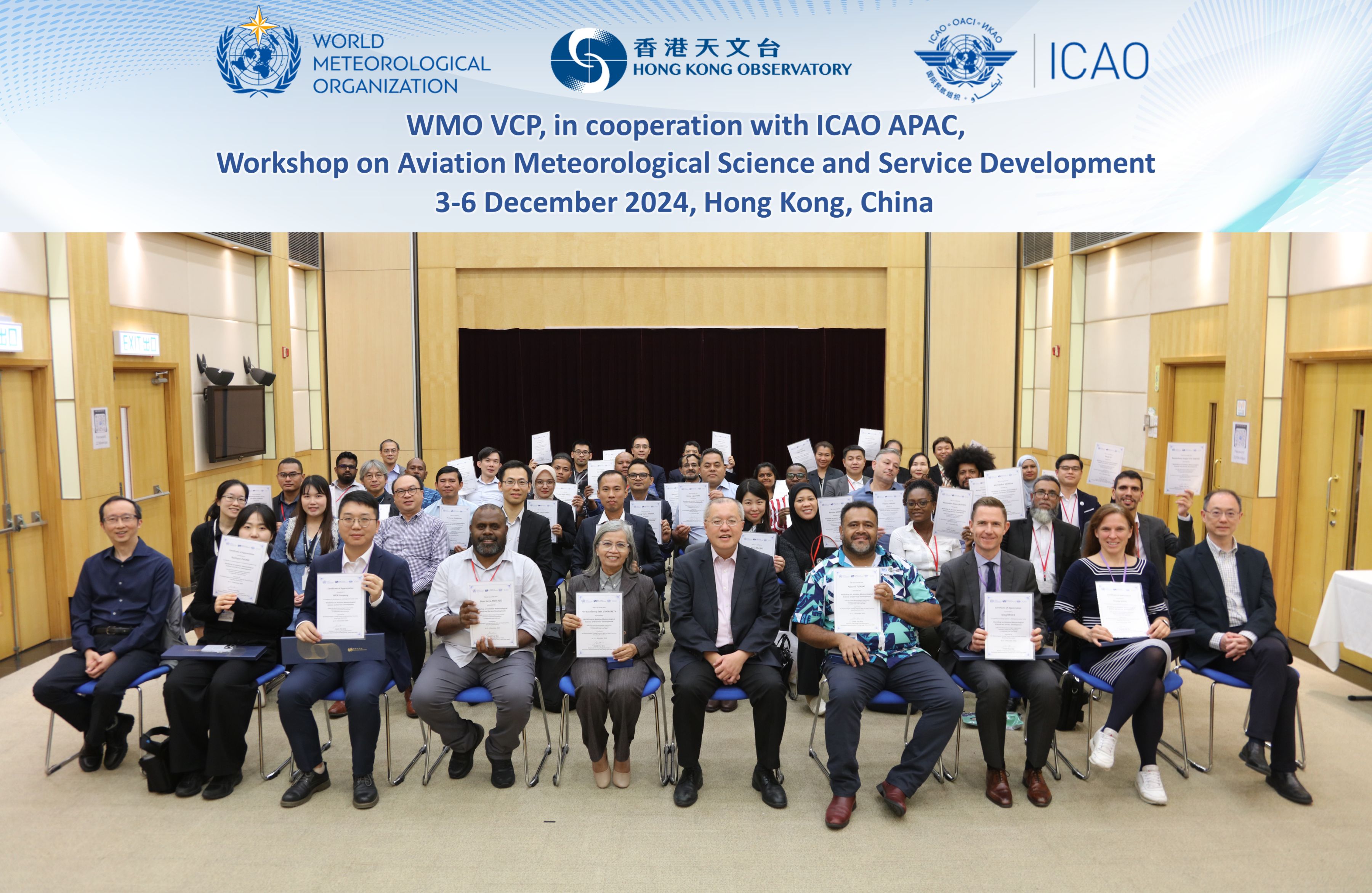 Workshop jointly organised by the Observatory, the World Meteorological Organization and the International Civil Aviation Organization