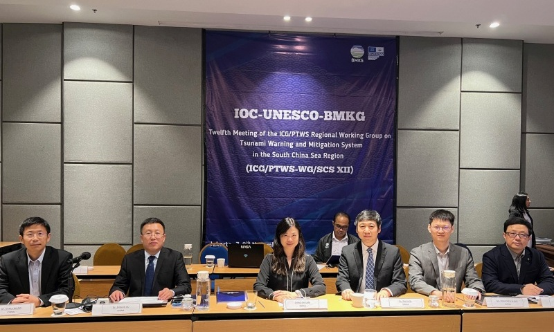The Observatory participates in Regional Working Group on Tsunami Warning and Mitigation System in the South China Sea Region