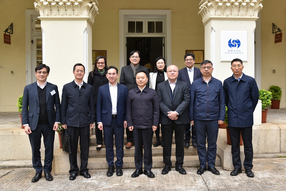 國家水利部部長李國英先生到訪香港天文台 (2025 年 3 月 31日)