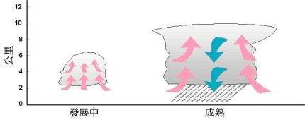 積雨雲的發展