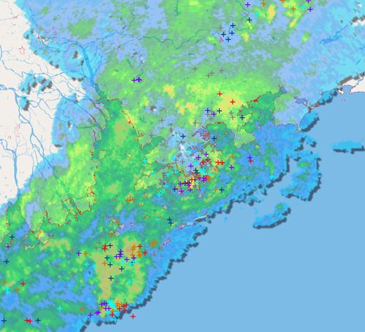 Lightning and Thunderstorm on 13-02-2020