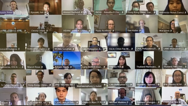 成員參與第25屆國際民航組織亞太地區氣象分組的視像會議。