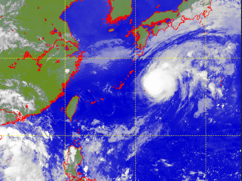颱風洛克(2218)的衛星圖片