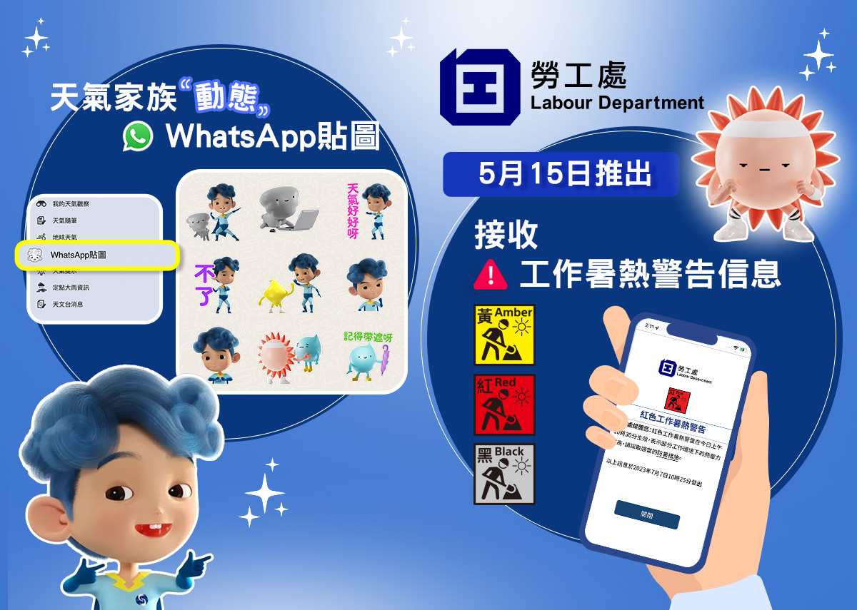 天氣家族WhatsApp動態貼圖