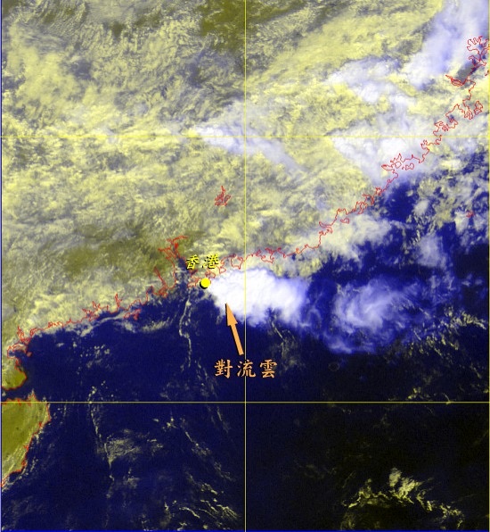 局部地區暴雨 (拍攝時間─2002年10月18日上午10時32分)