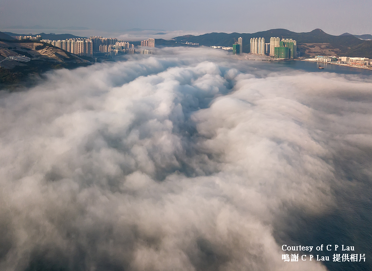 二零一八年三月五日在將軍澳附近的海霧
