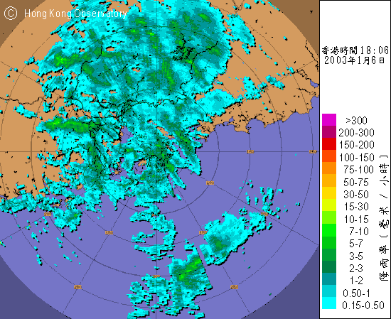 冬季下的雨 2003年1月6日