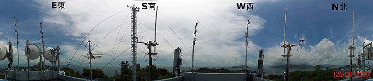 長洲測風站的全景圖