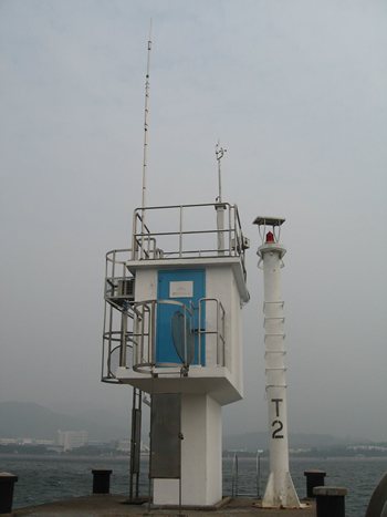 大埔滘測風表的近距照片